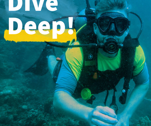 A dive adventure capturing the thrill of discovery and the beauty of the underwater world. Just like this diver, leaders must embrace the unknown to achieve success. Deep dive into our article to create your Unbreakable Success story!