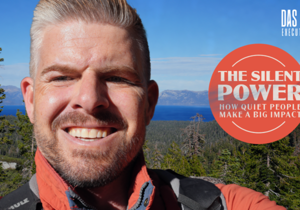 A quiet leader reflecting in nature, symbolizing the inner strength and thoughtful leadership of introverts. Quiet leadership, executive coaching, introvert strengths, personal growth, Das Potenzial..